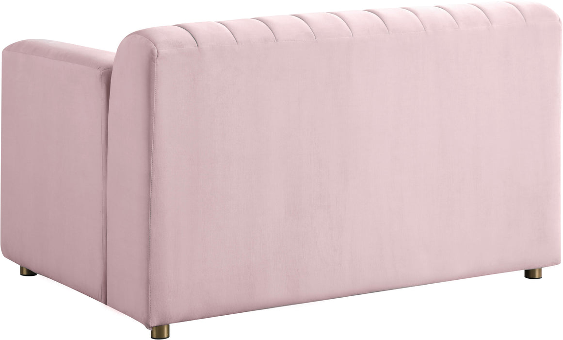 Naya Pink Velvet Chair - Royal Furniture & Gifts (MI) - Multi Location