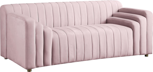 Naya Pink Velvet Loveseat - Royal Furniture & Gifts (MI) - Multi Location
