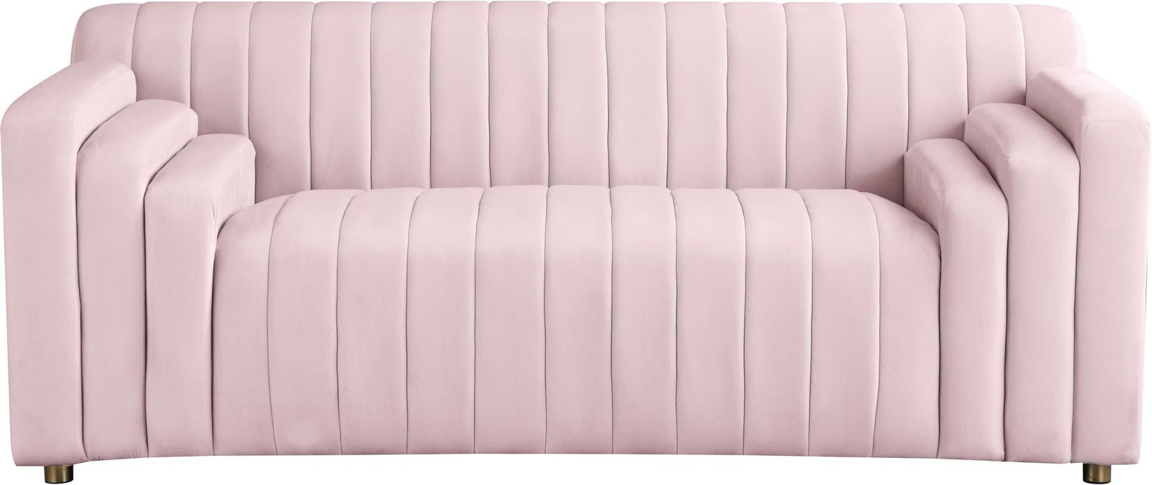 Naya Pink Velvet Loveseat - Royal Furniture & Gifts (MI) - Multi Location