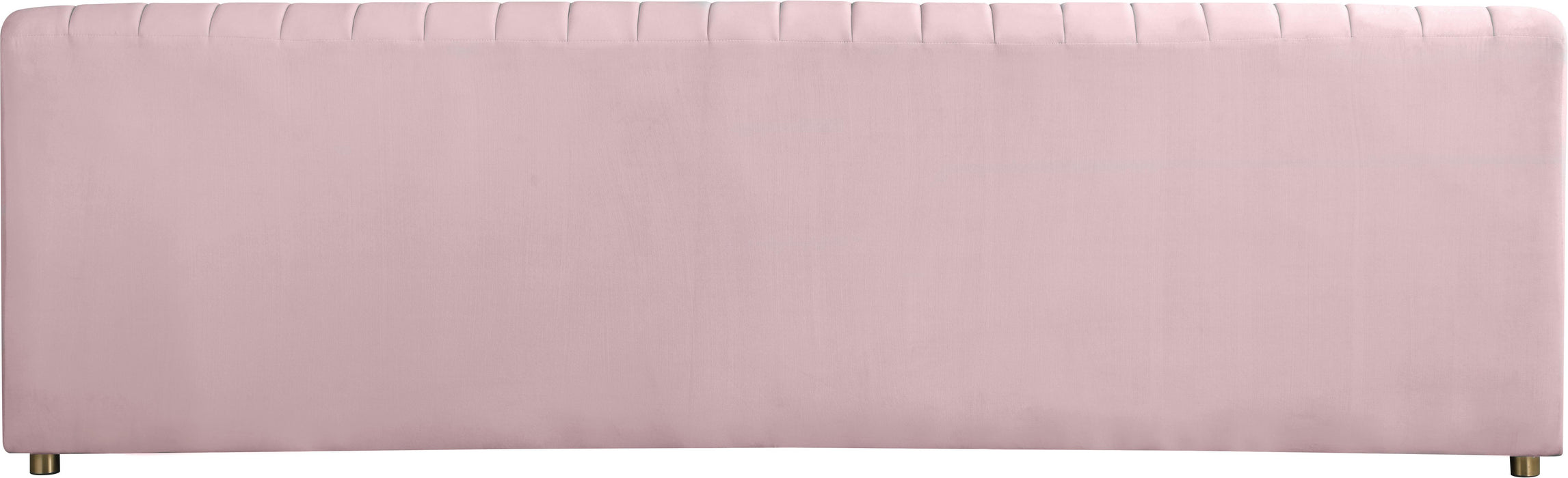 Naya Pink Velvet Sofa - Royal Furniture & Gifts (MI) - Multi Location