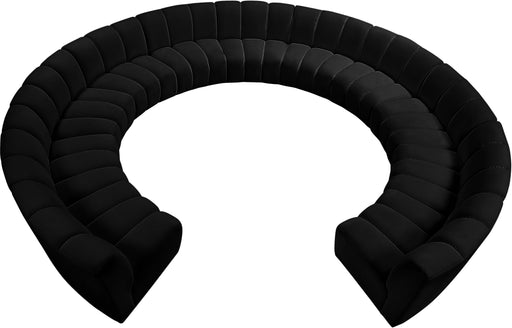 Infinity Black Velvet 11pc. Modular Sectional - Royal Furniture & Gifts (MI) - Multi Location