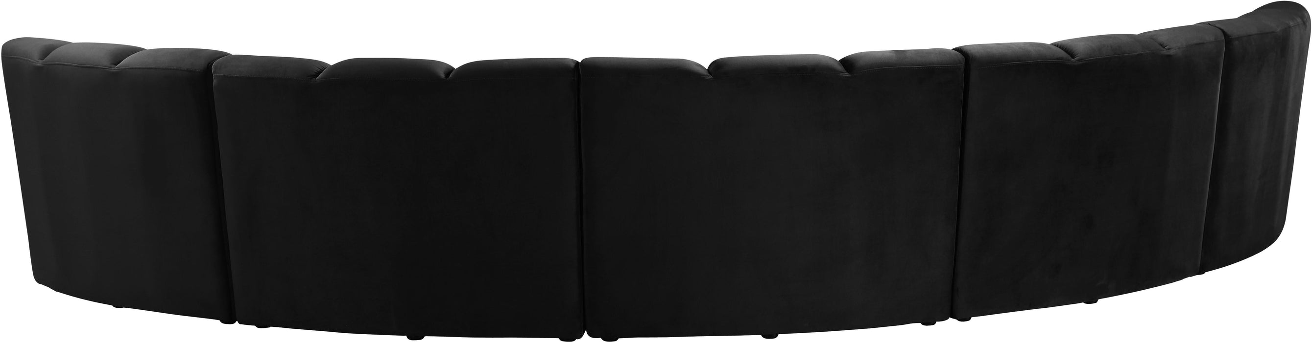 Infinity Black Velvet 5pc. Modular Sectional - Royal Furniture & Gifts (MI) - Multi Location