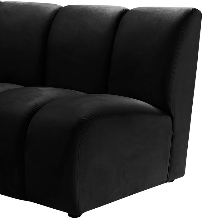 Infinity Black Velvet 6pc. Modular Sectional - Royal Furniture & Gifts (MI) - Multi Location