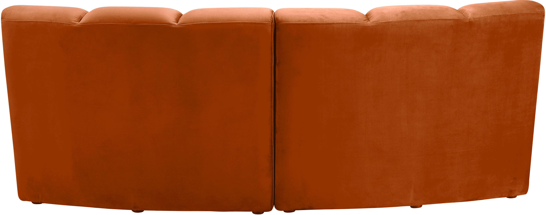 Infinity Cognac Velvet 2pc. Modular Sectional - Royal Furniture & Gifts (MI) - Multi Location