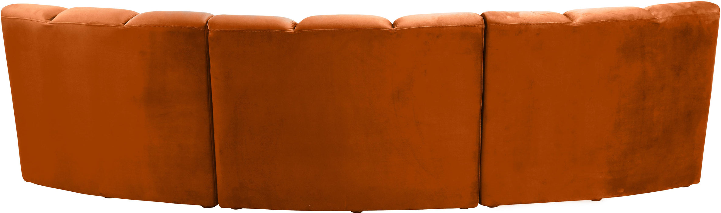 Infinity Cognac Velvet 3pc. Modular Sectional - Royal Furniture & Gifts (MI) - Multi Location