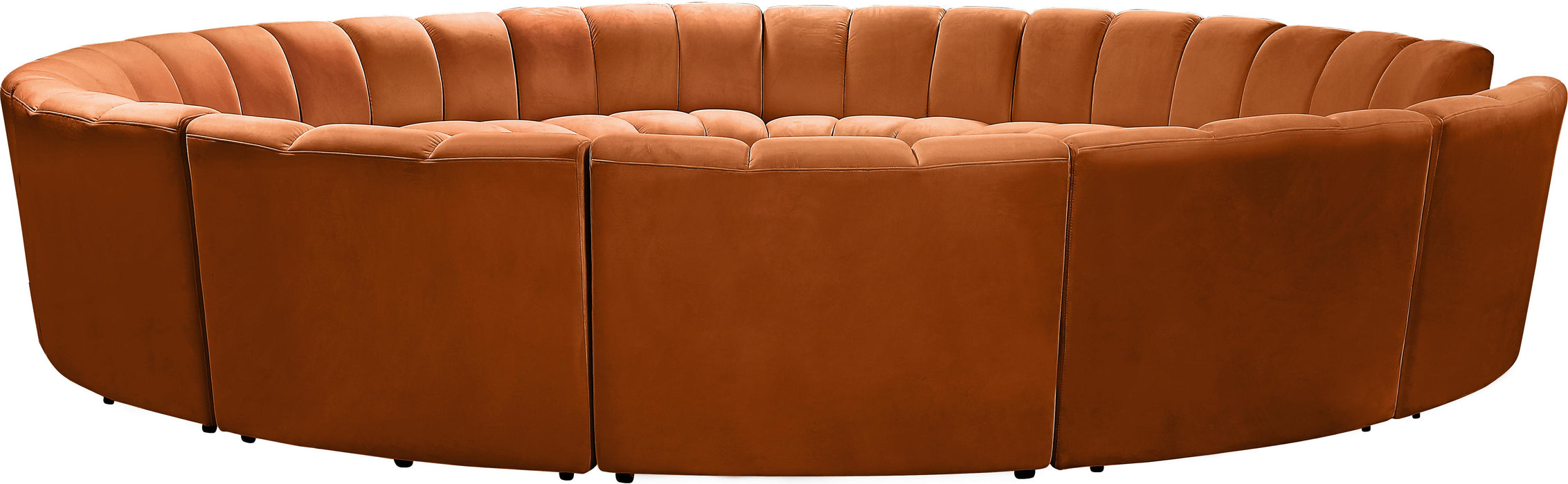Infinity Cognac Velvet 12pc. Modular Sectional - Royal Furniture & Gifts (MI) - Multi Location