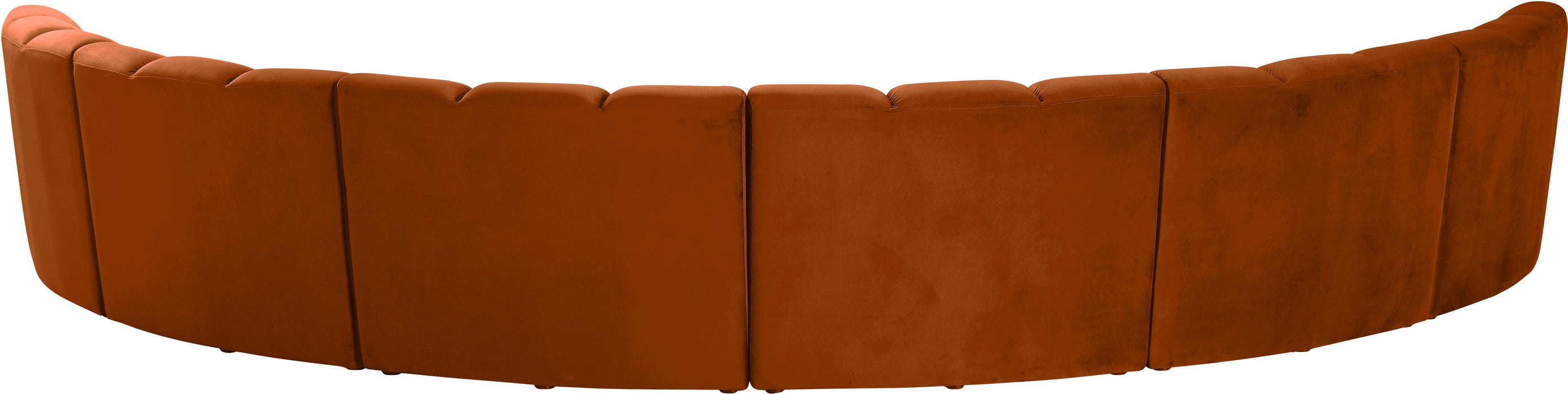Infinity Cognac Velvet 6pc. Modular Sectional - Royal Furniture & Gifts (MI) - Multi Location