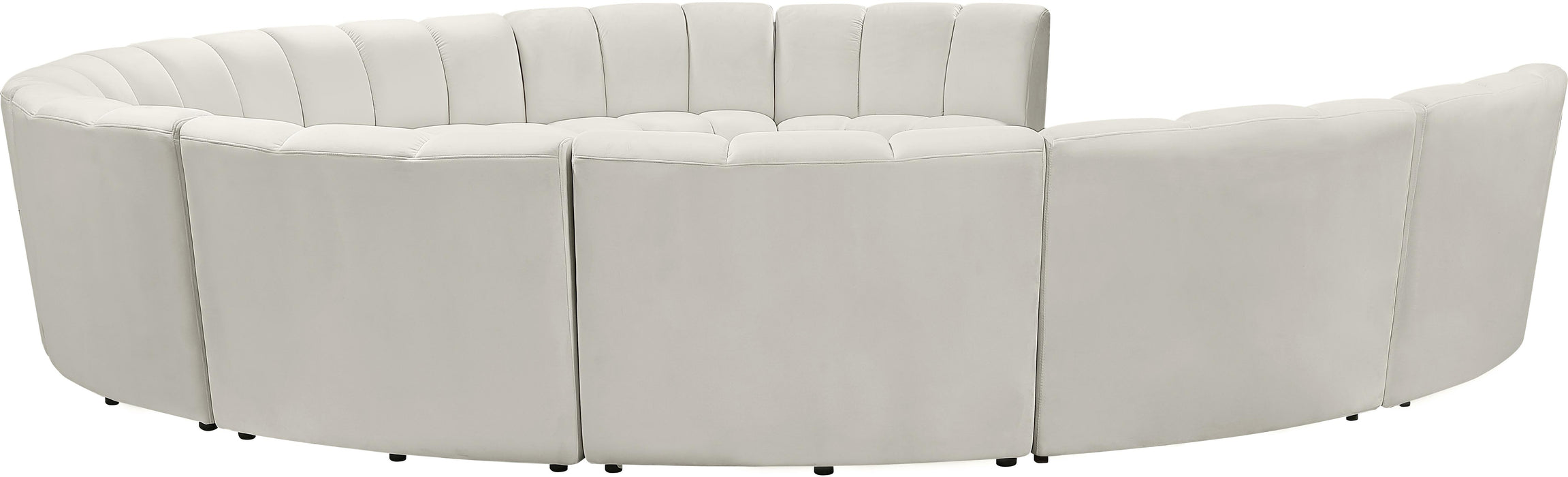 Infinity Cream Velvet 10pc. Modular Sectional - Royal Furniture & Gifts (MI) - Multi Location