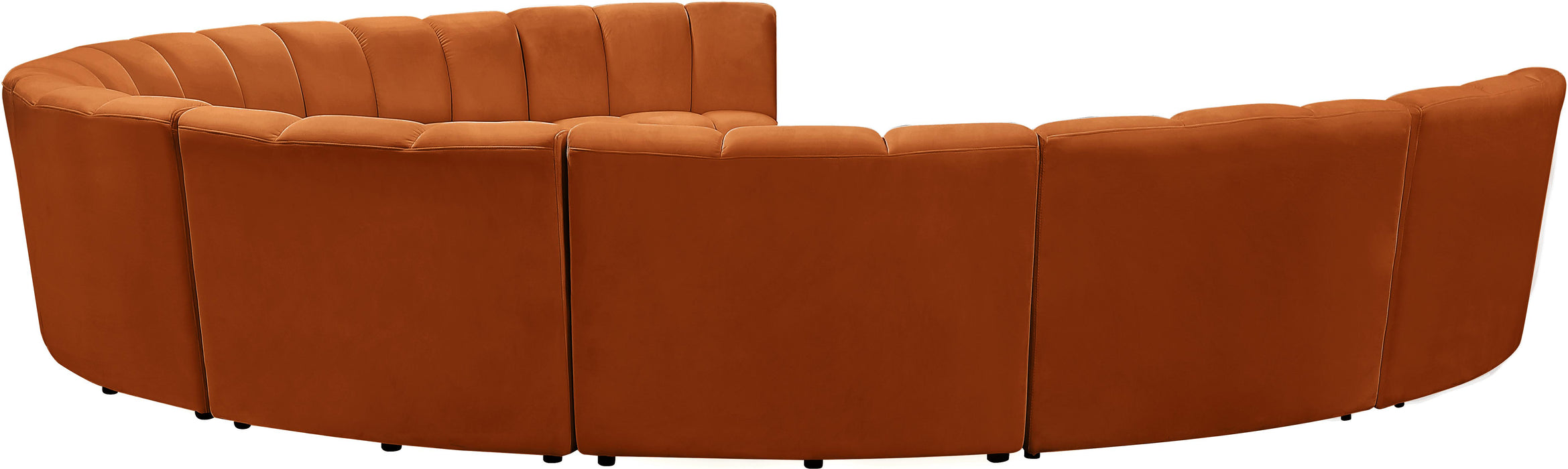 Infinity Cognac Velvet 9pc. Modular Sectional - Royal Furniture & Gifts (MI) - Multi Location