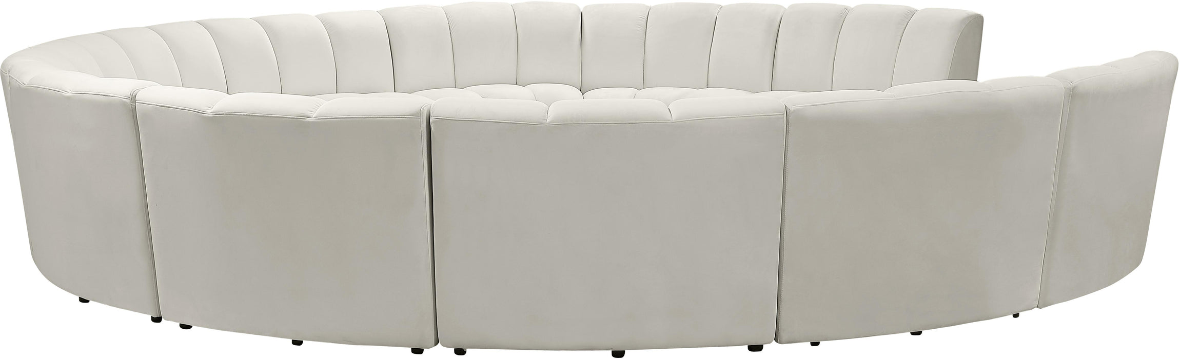 Infinity Cream Velvet 11pc. Modular Sectional - Royal Furniture & Gifts (MI) - Multi Location