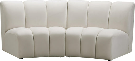 Infinity Cream Velvet 2pc. Modular Sectional - Royal Furniture & Gifts (MI) - Multi Location