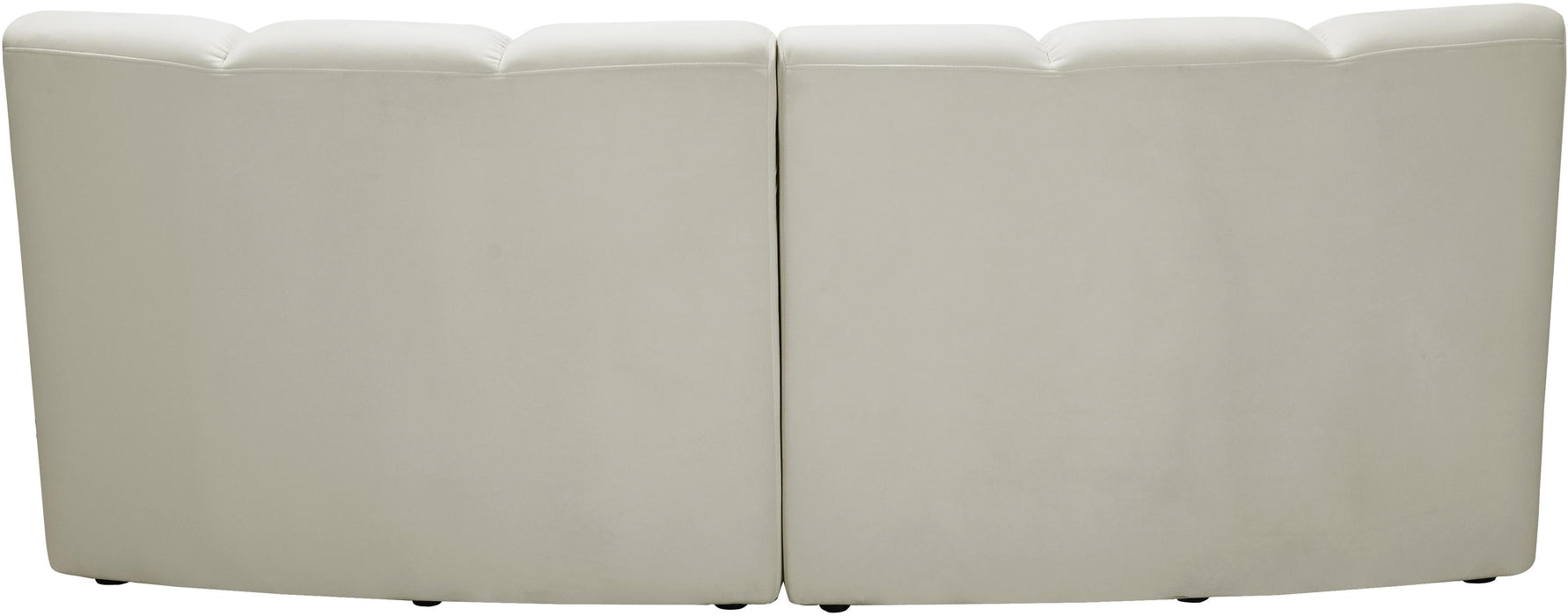 Infinity Cream Velvet 2pc. Modular Sectional - Royal Furniture & Gifts (MI) - Multi Location