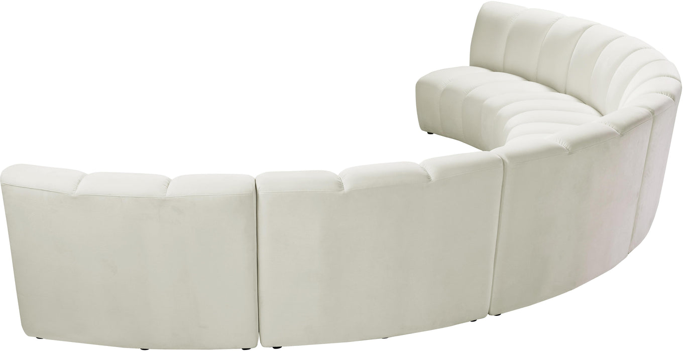 Infinity Cream Velvet 6pc. Modular Sectional - Royal Furniture & Gifts (MI) - Multi Location