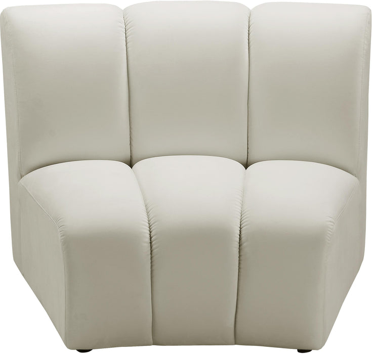 Infinity Cream Velvet Modular Chair - Royal Furniture & Gifts (MI) - Multi Location
