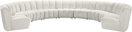 Infinity Cream Velvet 9pc. Modular Sectional - Royal Furniture & Gifts (MI) - Multi Location