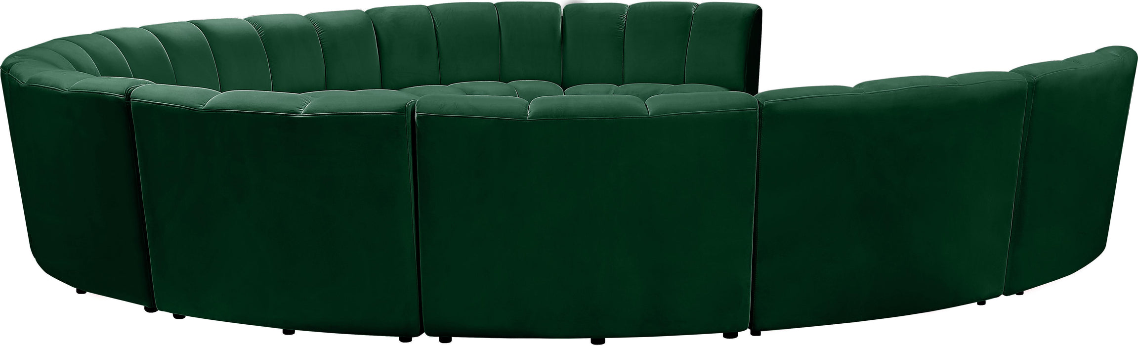 Infinity Green Velvet 10pc. Modular Sectional - Royal Furniture & Gifts (MI) - Multi Location