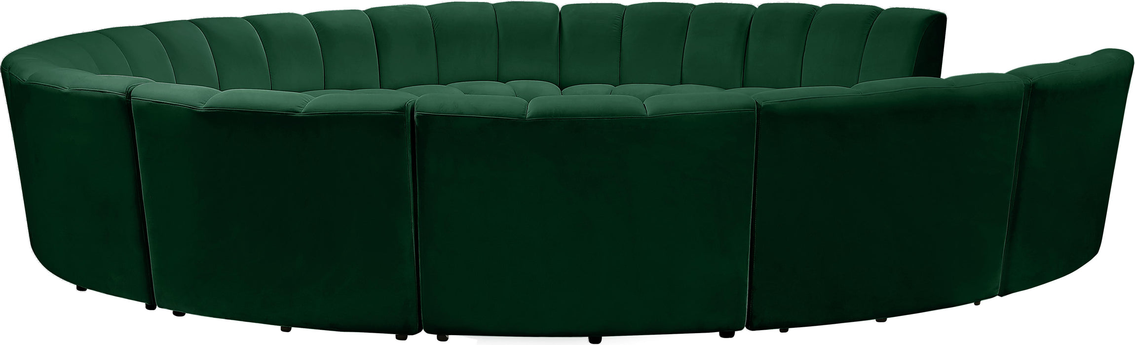 Infinity Green Velvet 11pc. Modular Sectional - Royal Furniture & Gifts (MI) - Multi Location