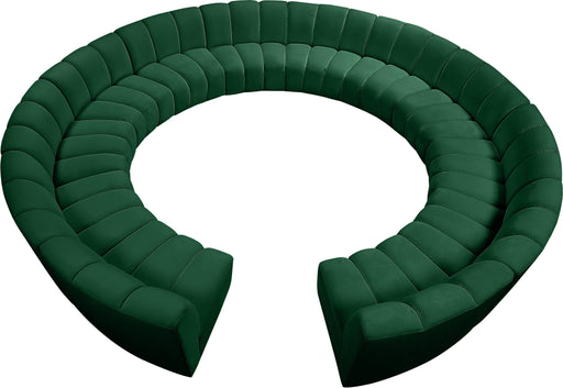 Infinity Green Velvet 12pc. Modular Sectional - Royal Furniture & Gifts (MI) - Multi Location