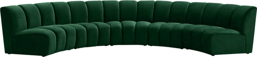 Infinity Green Velvet 5pc. Modular Sectional - Royal Furniture & Gifts (MI) - Multi Location