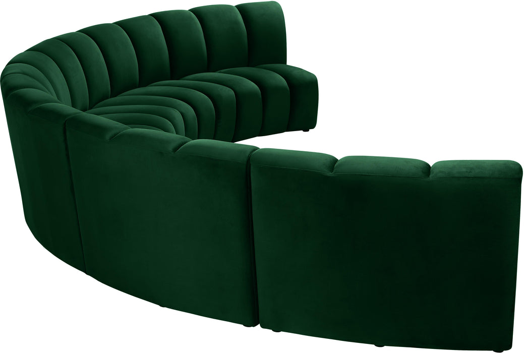 Infinity Green Velvet 5pc. Modular Sectional - Royal Furniture & Gifts (MI) - Multi Location