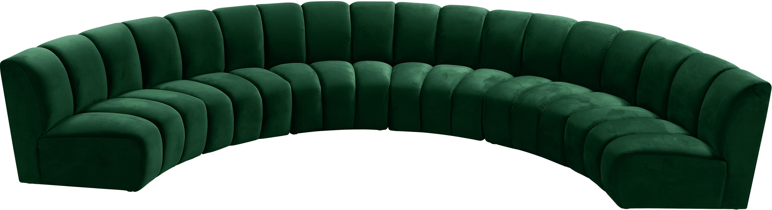 Infinity Green Velvet 6pc. Modular Sectional - Royal Furniture & Gifts (MI) - Multi Location