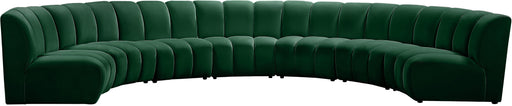 Infinity Green Velvet 7pc. Modular Sectional - Royal Furniture & Gifts (MI) - Multi Location