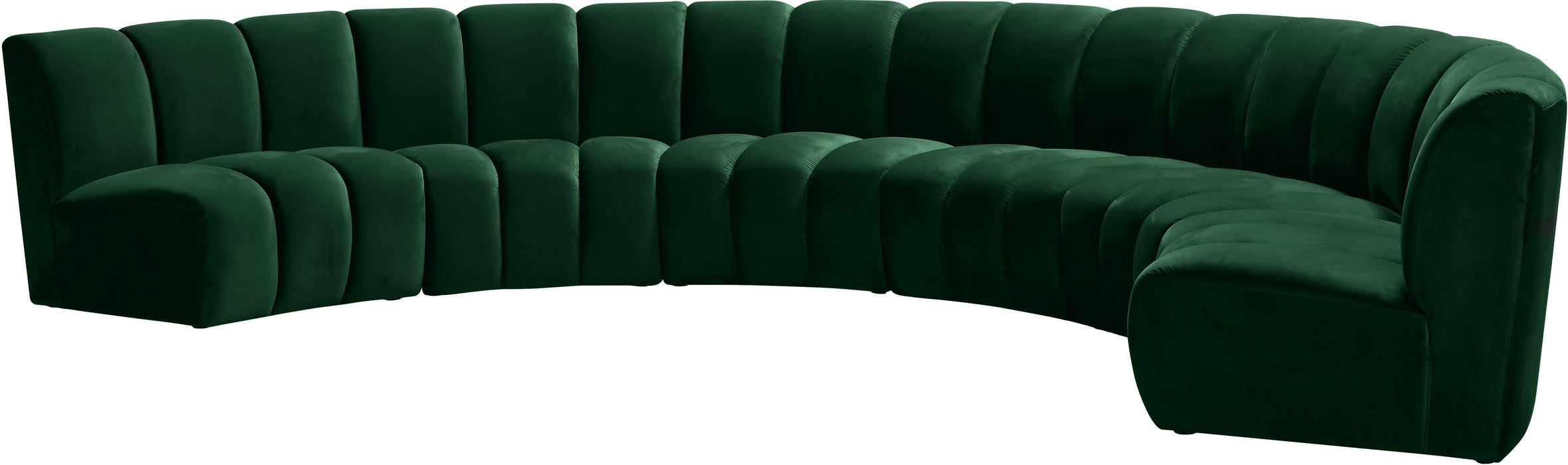 Infinity Green Velvet 6pc. Modular Sectional - Royal Furniture & Gifts (MI) - Multi Location