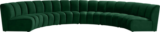 Infinity Green Velvet 6pc. Modular Sectional - Royal Furniture & Gifts (MI) - Multi Location