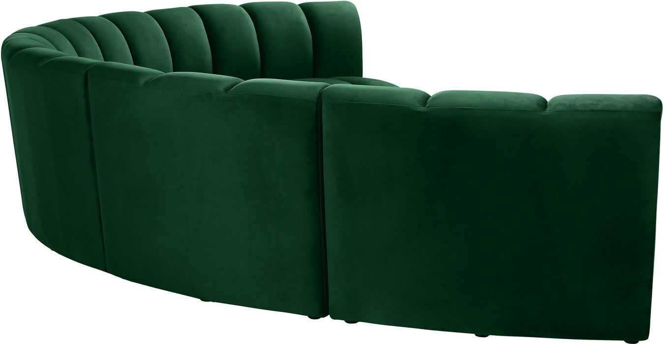 Infinity Green Velvet 6pc. Modular Sectional - Royal Furniture & Gifts (MI) - Multi Location