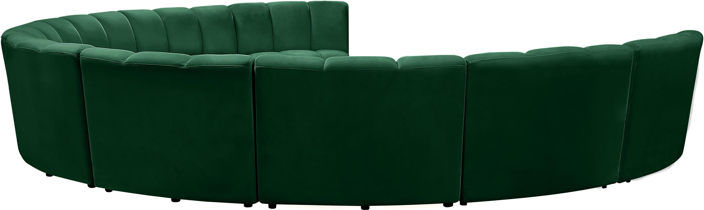 Infinity Green Velvet 9pc. Modular Sectional - Royal Furniture & Gifts (MI) - Multi Location