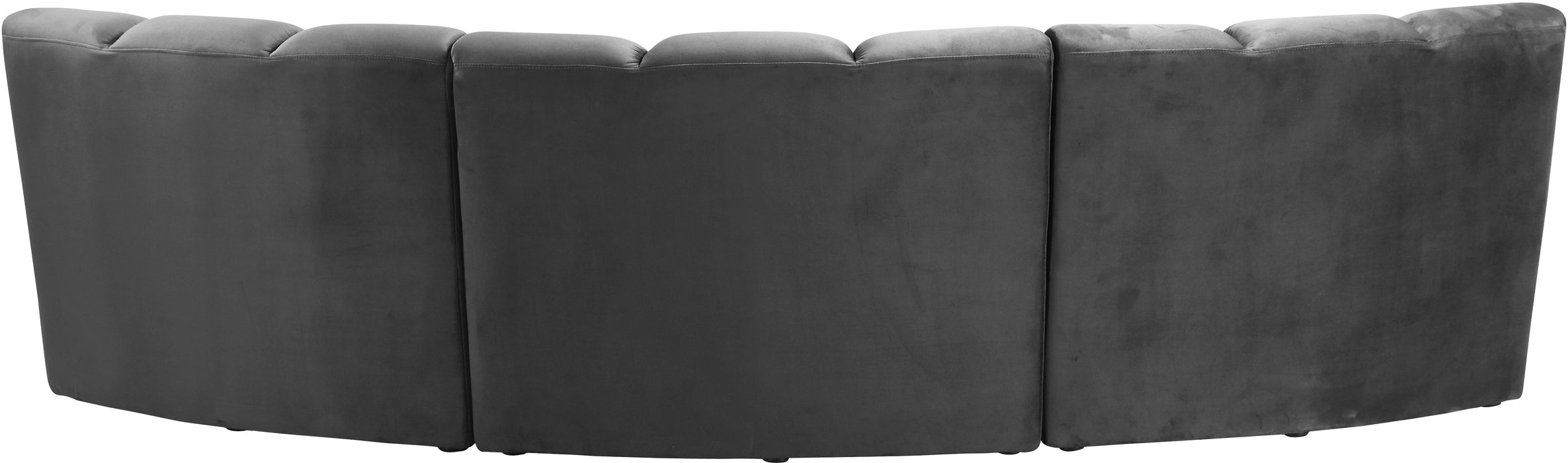 Infinity Grey Velvet 3pc. Modular Sectional - Royal Furniture & Gifts (MI) - Multi Location