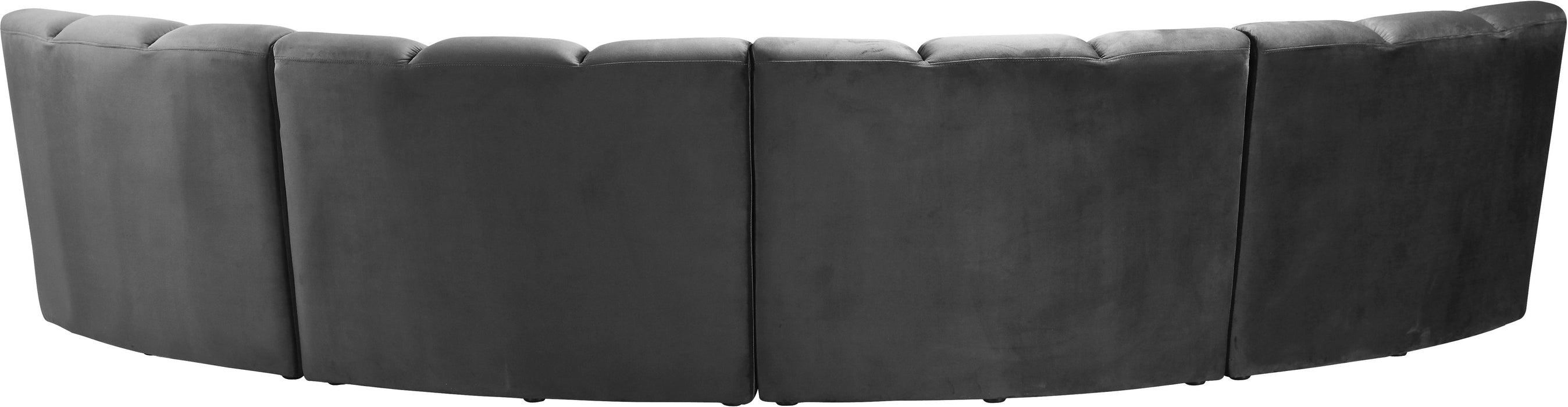 Infinity Grey Velvet 4pc. Modular Sectional - Royal Furniture & Gifts (MI) - Multi Location
