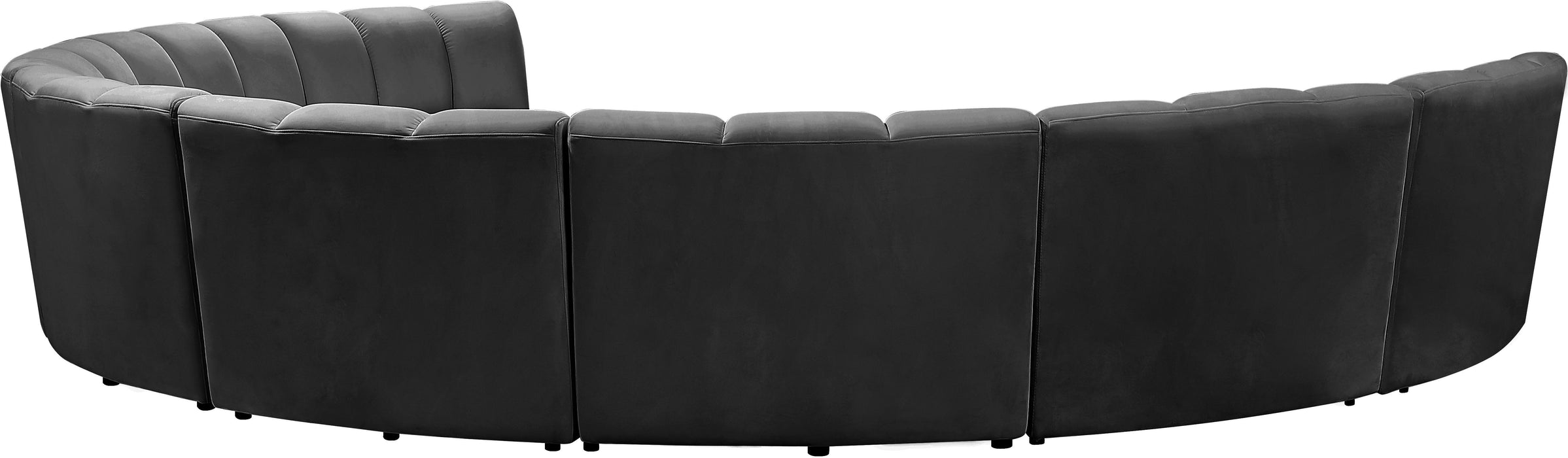 Infinity Grey Velvet 8pc. Modular Sectional - Royal Furniture & Gifts (MI) - Multi Location