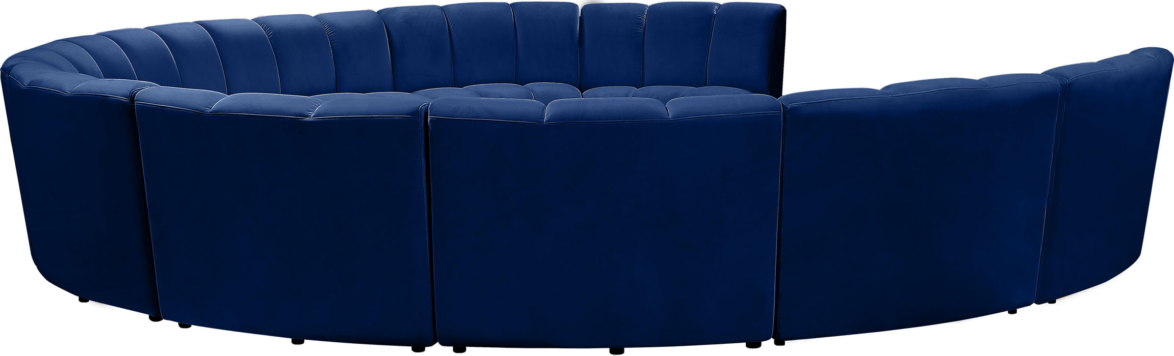 Infinity Navy Velvet 10pc. Modular Sectional - Royal Furniture & Gifts (MI) - Multi Location