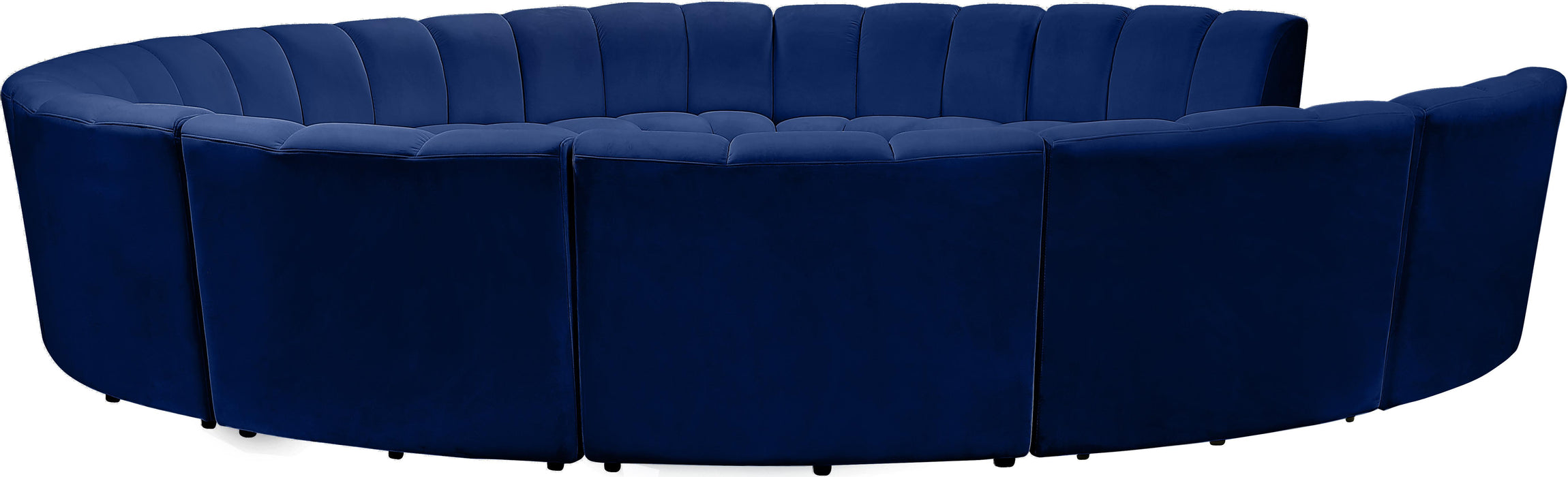 Infinity Navy Velvet 11pc. Modular Sectional - Royal Furniture & Gifts (MI) - Multi Location