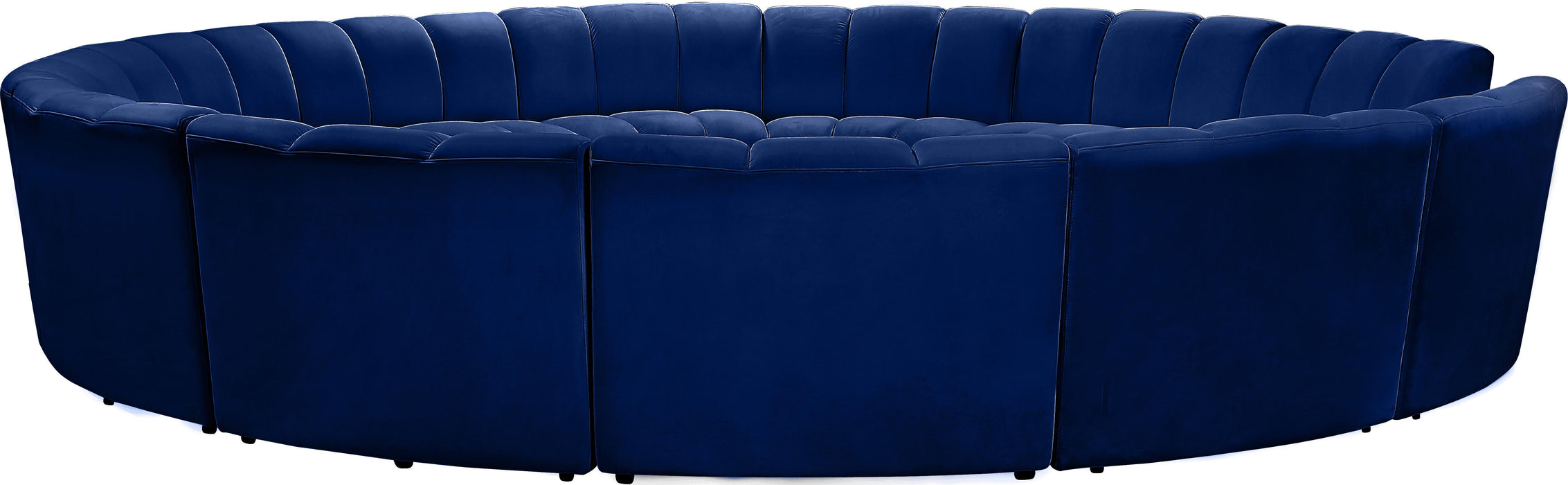 Infinity Navy Velvet 12pc. Modular Sectional - Royal Furniture & Gifts (MI) - Multi Location