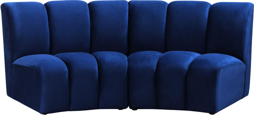 Infinity Navy Velvet 2pc. Modular Sectional - Royal Furniture & Gifts (MI) - Multi Location