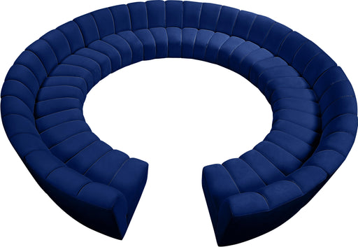 Infinity Navy Velvet 12pc. Modular Sectional - Royal Furniture & Gifts (MI) - Multi Location