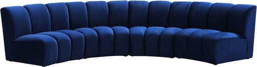 Infinity Navy Velvet 4pc. Modular Sectional - Royal Furniture & Gifts (MI) - Multi Location