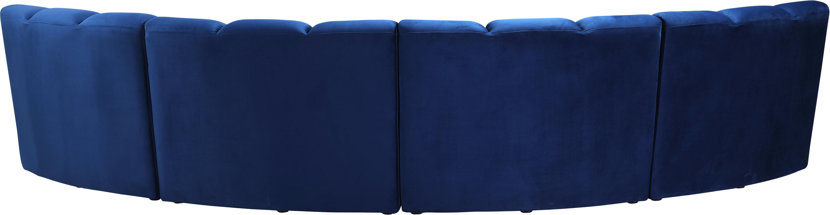Infinity Navy Velvet 4pc. Modular Sectional - Royal Furniture & Gifts (MI) - Multi Location