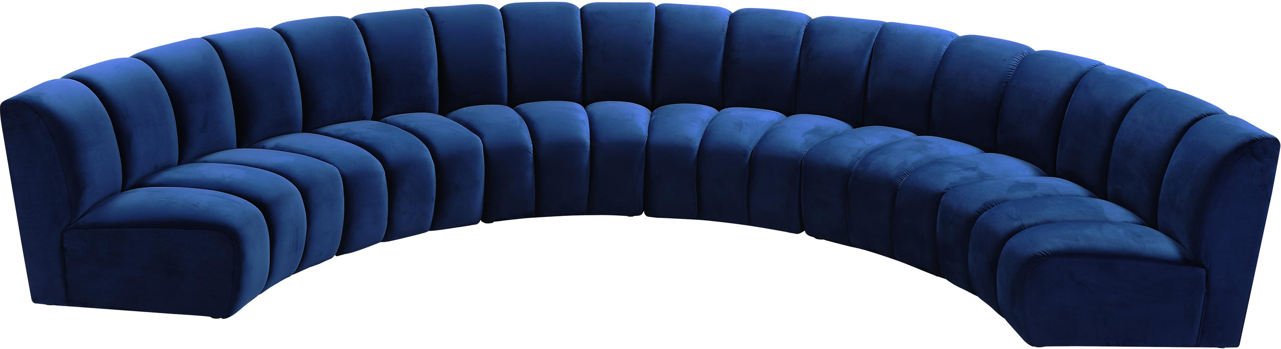 Infinity Navy Velvet 6pc. Modular Sectional - Royal Furniture & Gifts (MI) - Multi Location