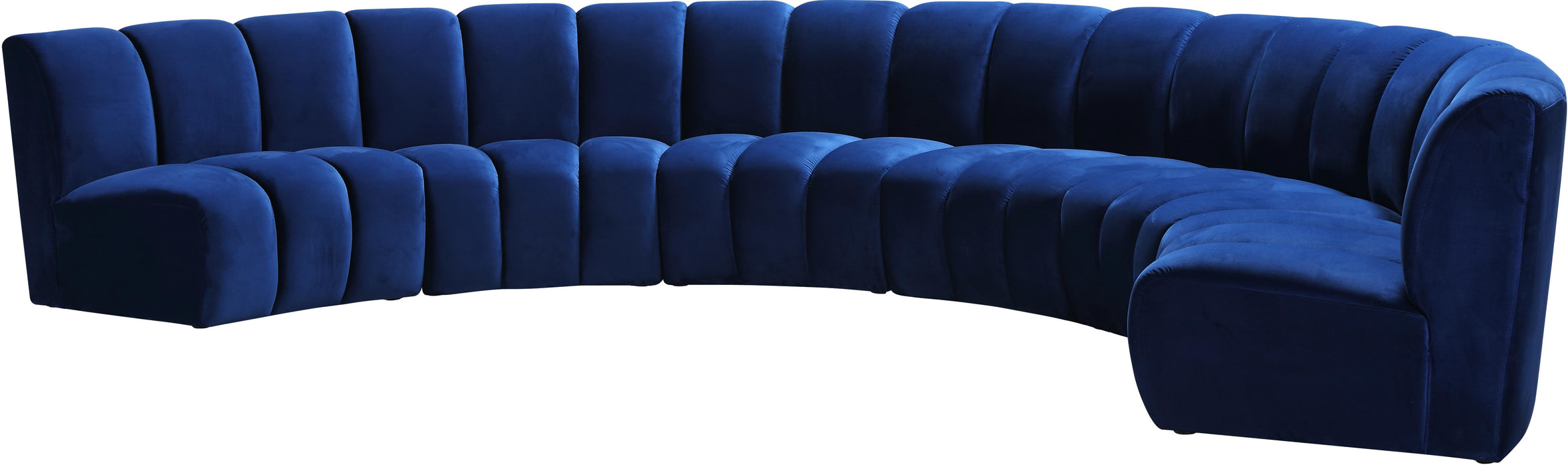 Infinity Navy Velvet 6pc. Modular Sectional - Royal Furniture & Gifts (MI) - Multi Location
