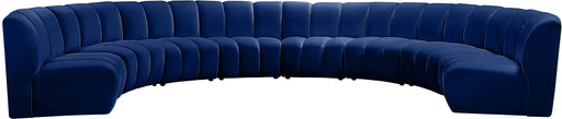 Infinity Navy Velvet 8pc. Modular Sectional - Royal Furniture & Gifts (MI) - Multi Location