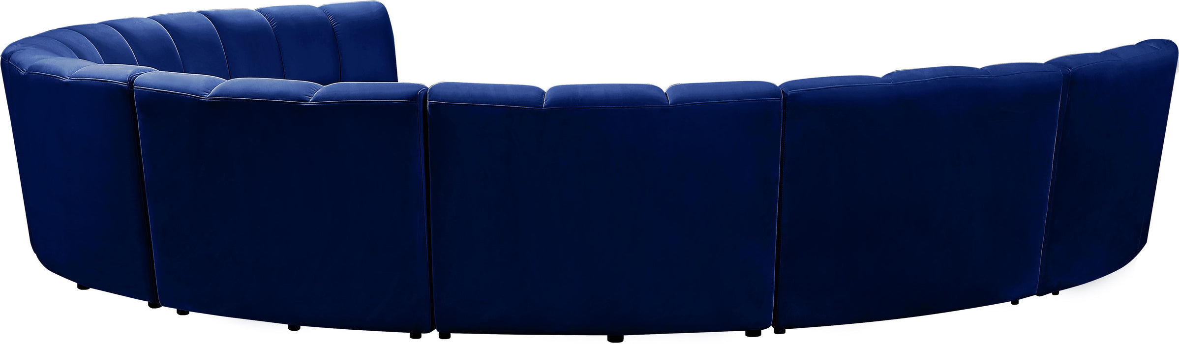 Infinity Navy Velvet 8pc. Modular Sectional - Royal Furniture & Gifts (MI) - Multi Location
