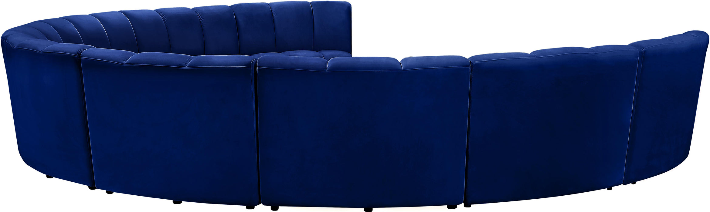 Infinity Navy Velvet 9pc. Modular Sectional - Royal Furniture & Gifts (MI) - Multi Location