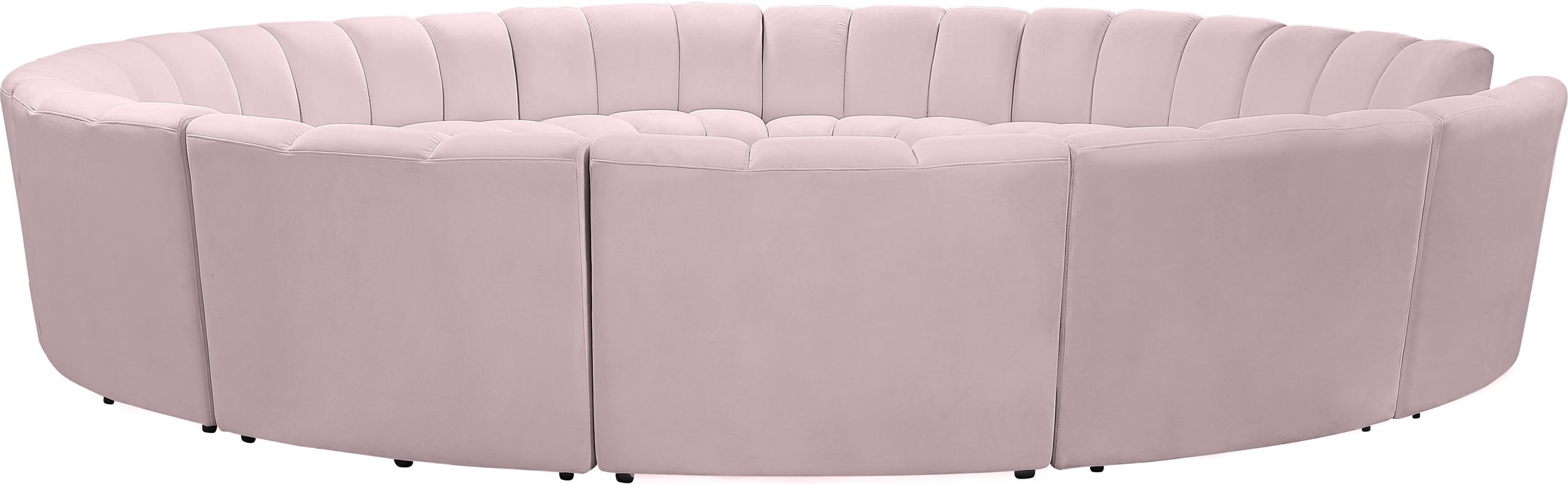 Infinity Pink Velvet 12pc. Modular Sectional - Royal Furniture & Gifts (MI) - Multi Location