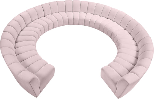 Infinity Pink Velvet 11pc. Modular Sectional - Royal Furniture & Gifts (MI) - Multi Location