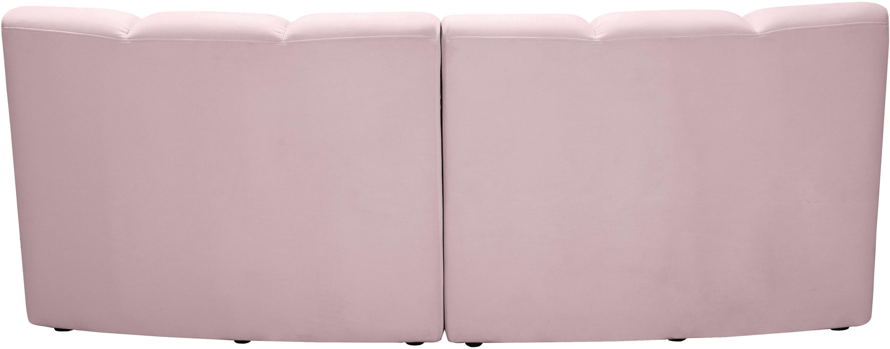 Infinity Pink Velvet 2pc. Modular Sectional - Royal Furniture & Gifts (MI) - Multi Location