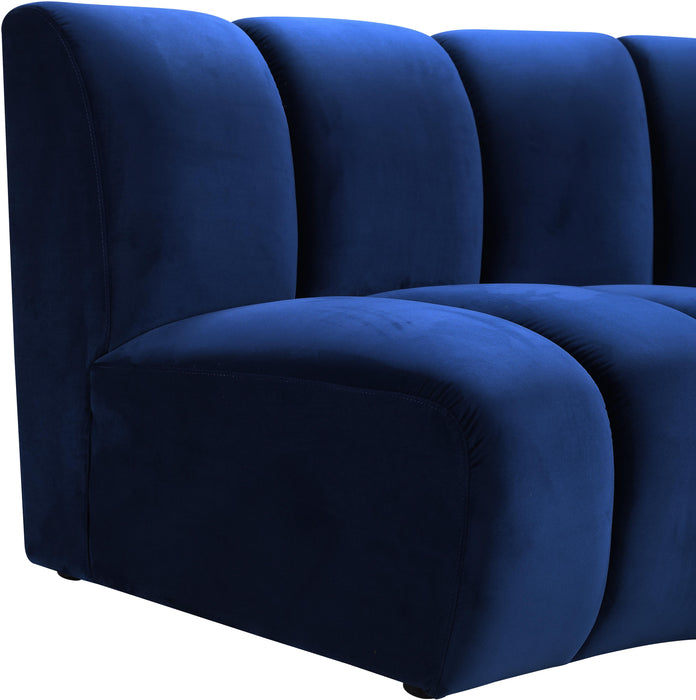 Infinity Navy Velvet 8pc. Modular Sectional - Royal Furniture & Gifts (MI) - Multi Location