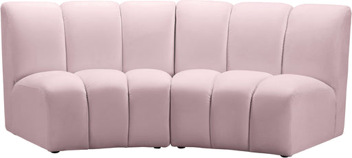 Infinity Pink Velvet 2pc. Modular Sectional - Royal Furniture & Gifts (MI) - Multi Location